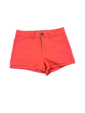 SO Coral Pink Denim Shortalls